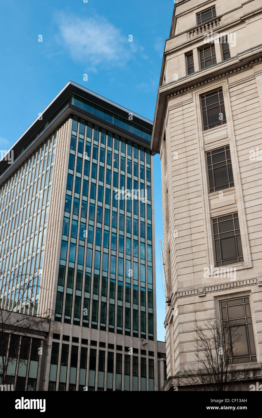 Immeubles de bureaux au Bull Street, Birmingham City Centre Banque D'Images