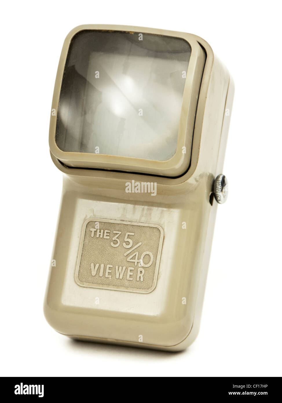 Vintage '35/40' manual film dia pocket viewer Banque D'Images