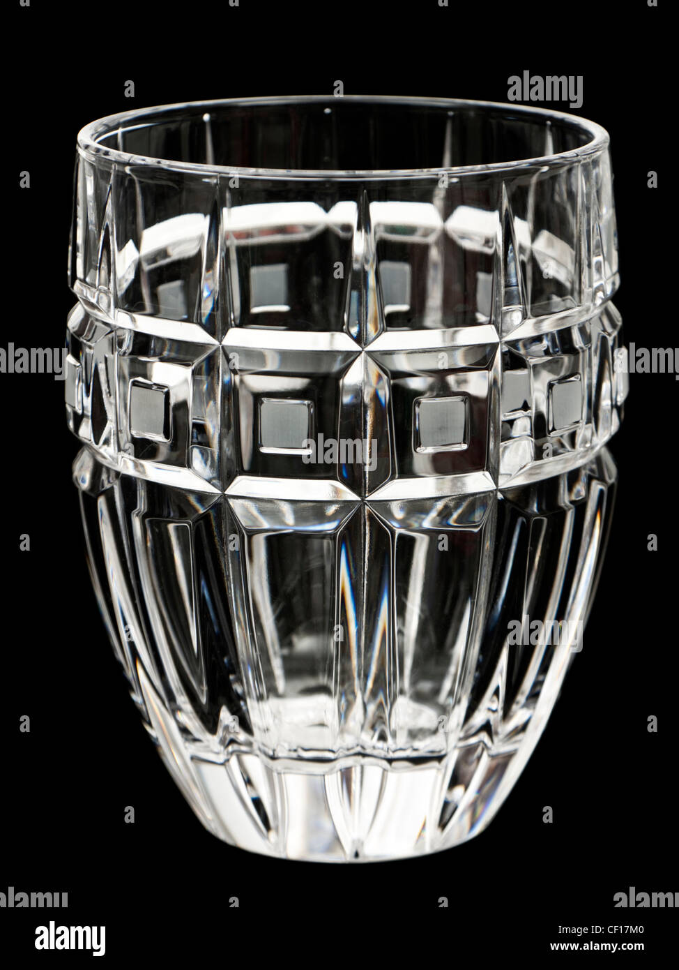 En cristal de Waterford 'Marquis' Quadrata verre de whisky (2007) Banque D'Images