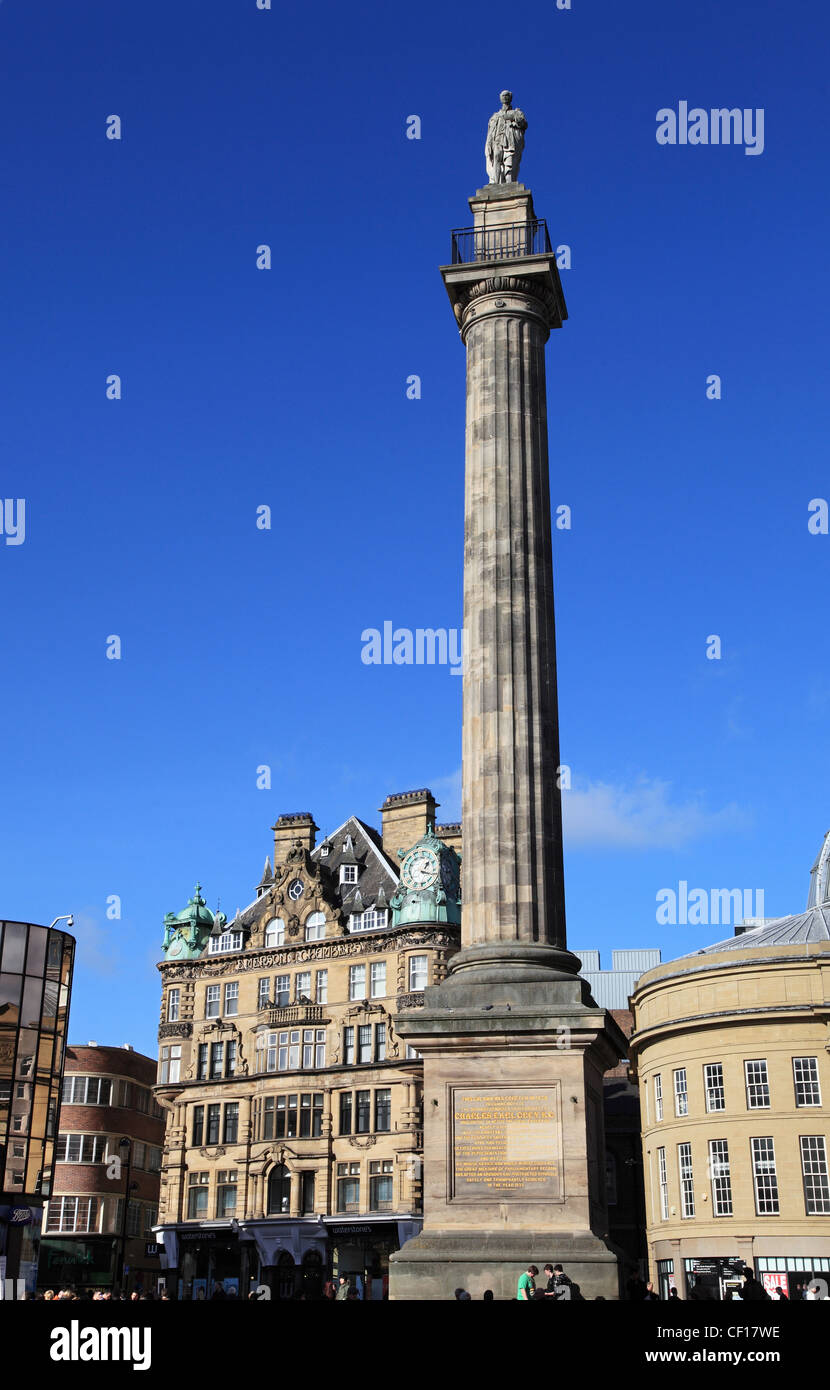 Gray's Monument Newcastle upon Tyne England UK Banque D'Images