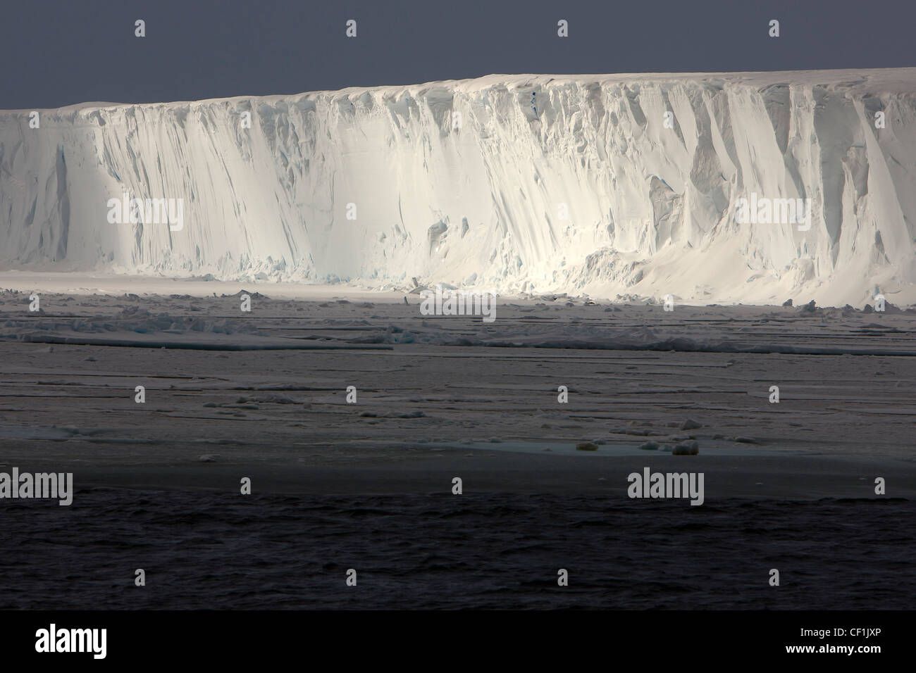 L'antarctique la plate-forme de Ross dans la mer de Ross Banque D'Images