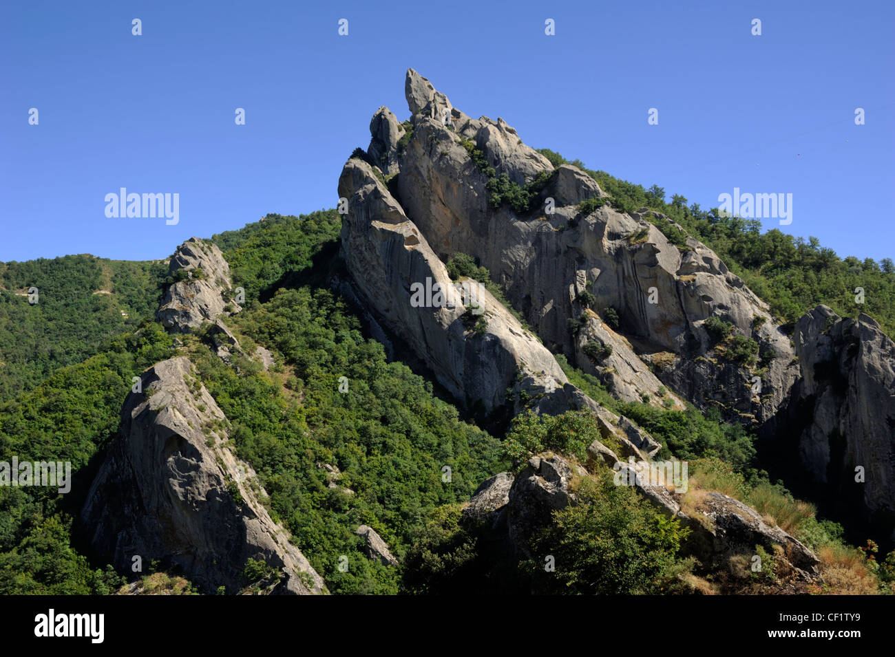 Italie, Basilicate, Dolomiti Lucane Regional Park Banque D'Images