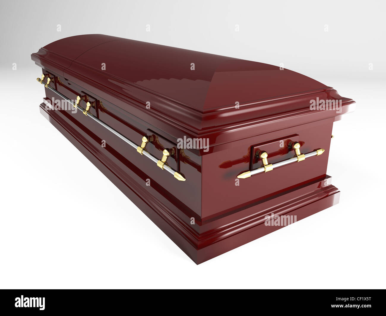 Image 3D de cercueil classique Banque D'Images