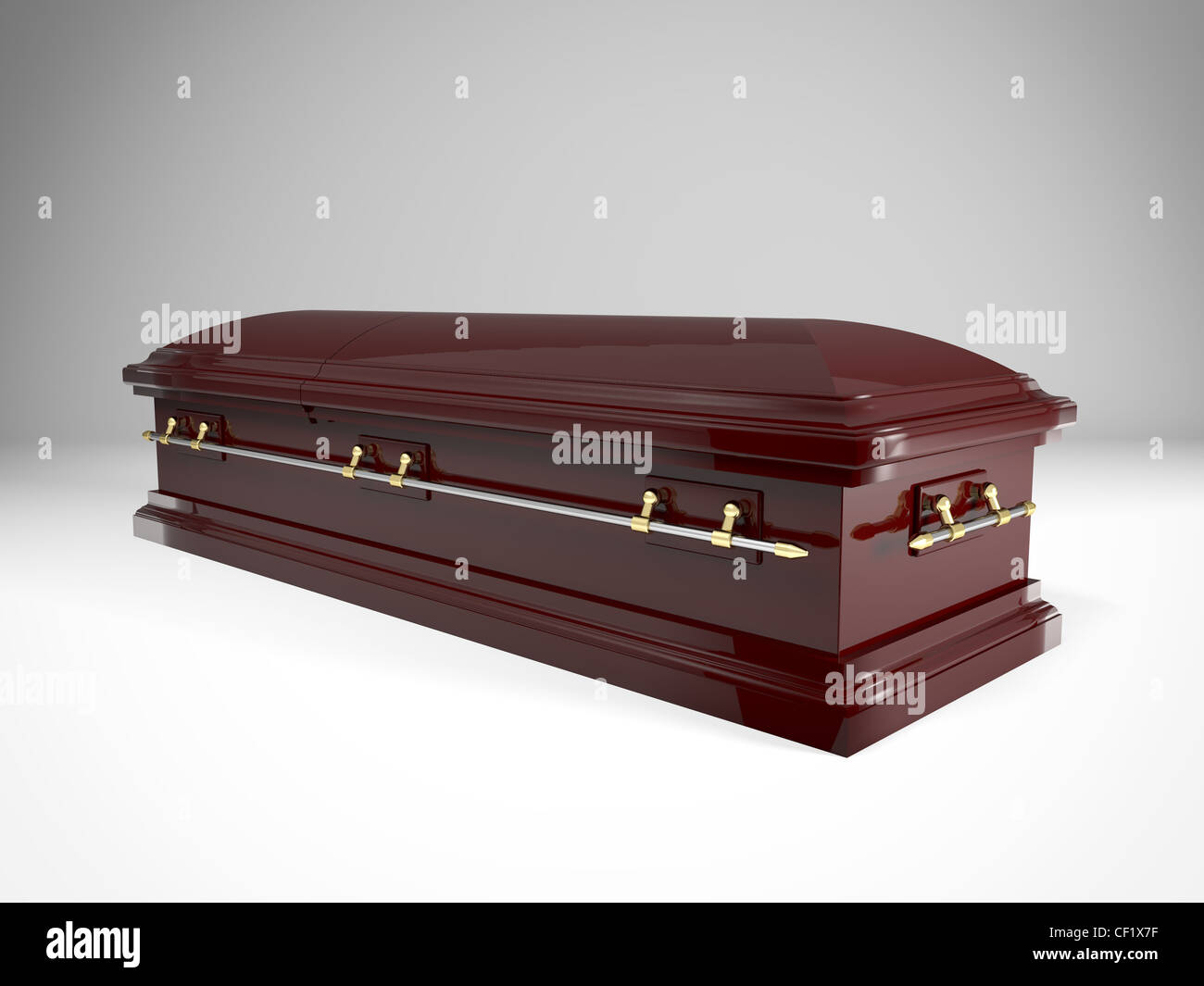 Image 3D de cercueil classique Banque D'Images