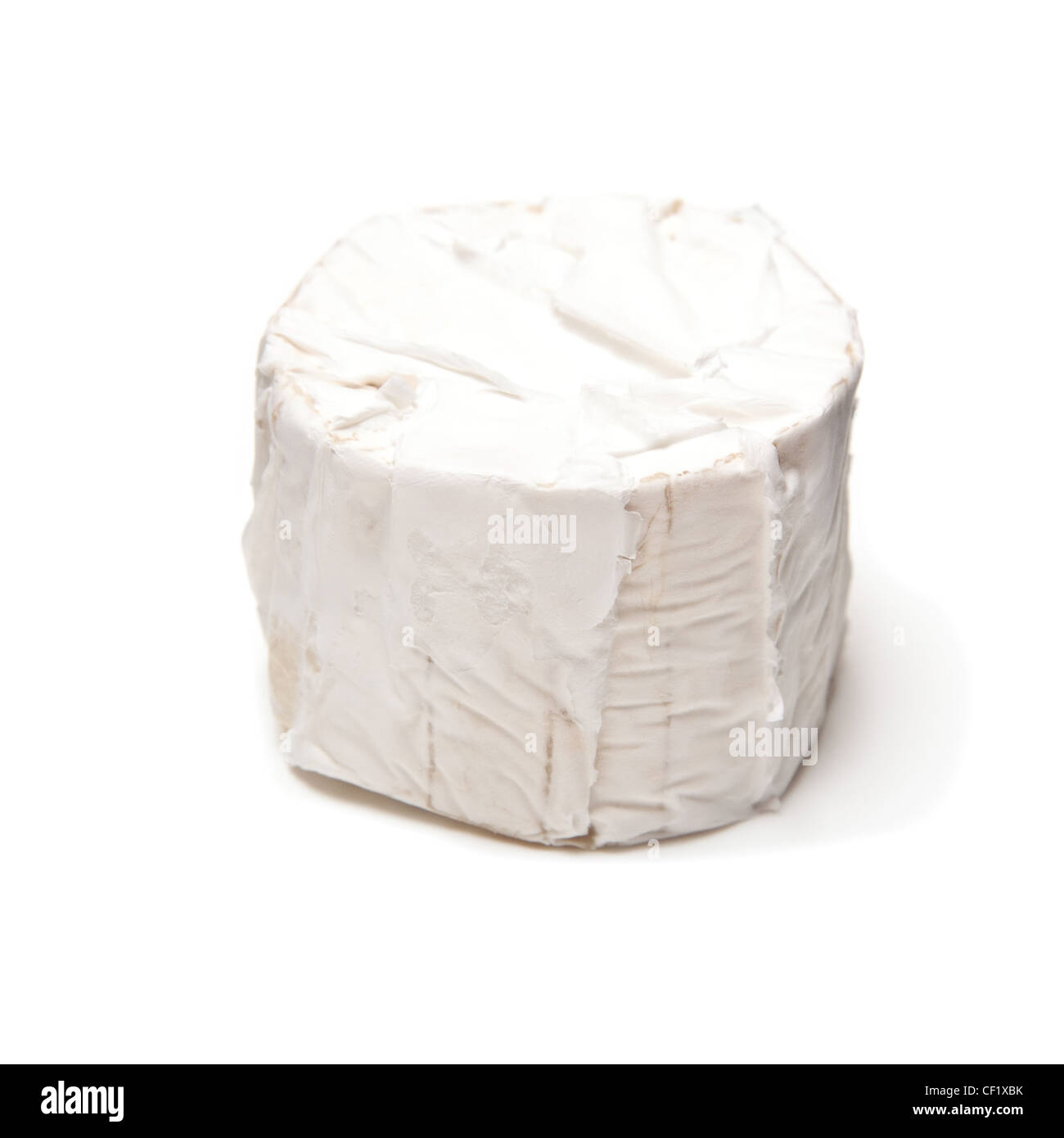 Fromage de chèvre Gevrik isolated on a white background studio. Banque D'Images