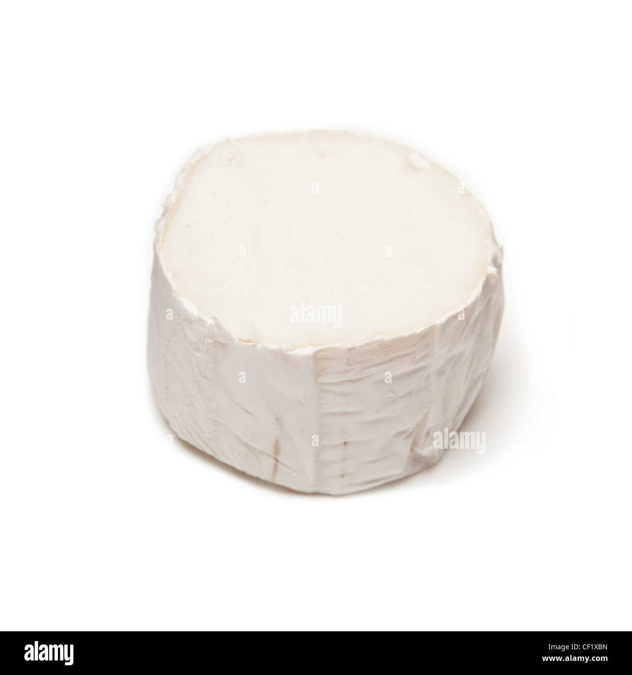 Fromage de chèvre Gevrik isolated on a white background studio. Banque D'Images