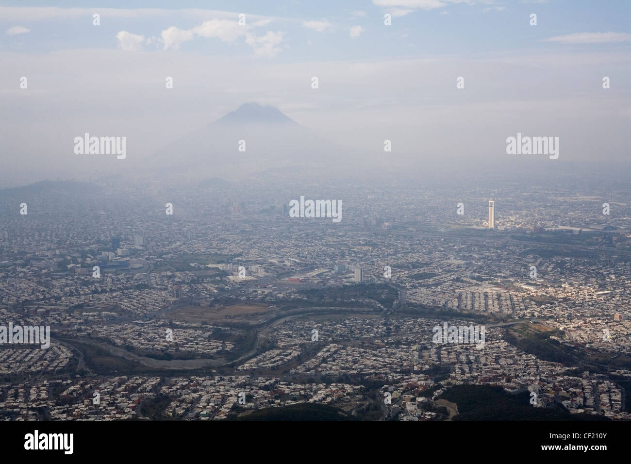 La ville de Monterrey à Nuevo Leon, au Mexique. Banque D'Images
