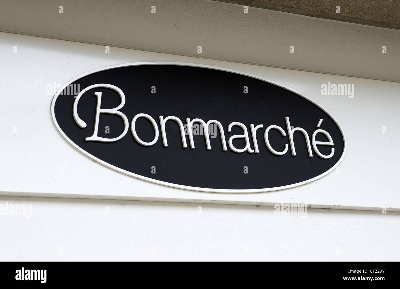 Un Bonmarche store logo Banque D'Images