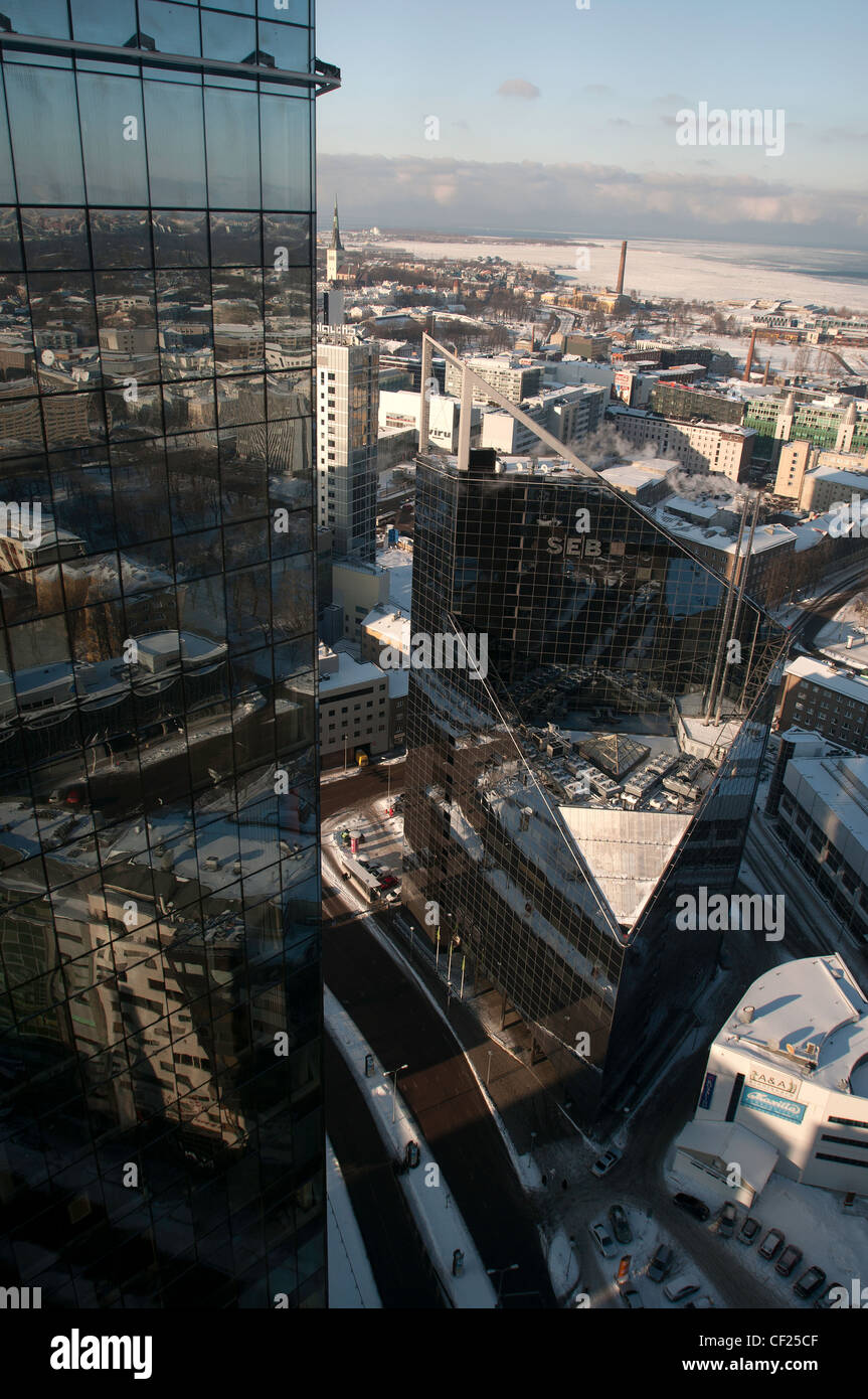 Une vue sur Tallinn Banque D'Images