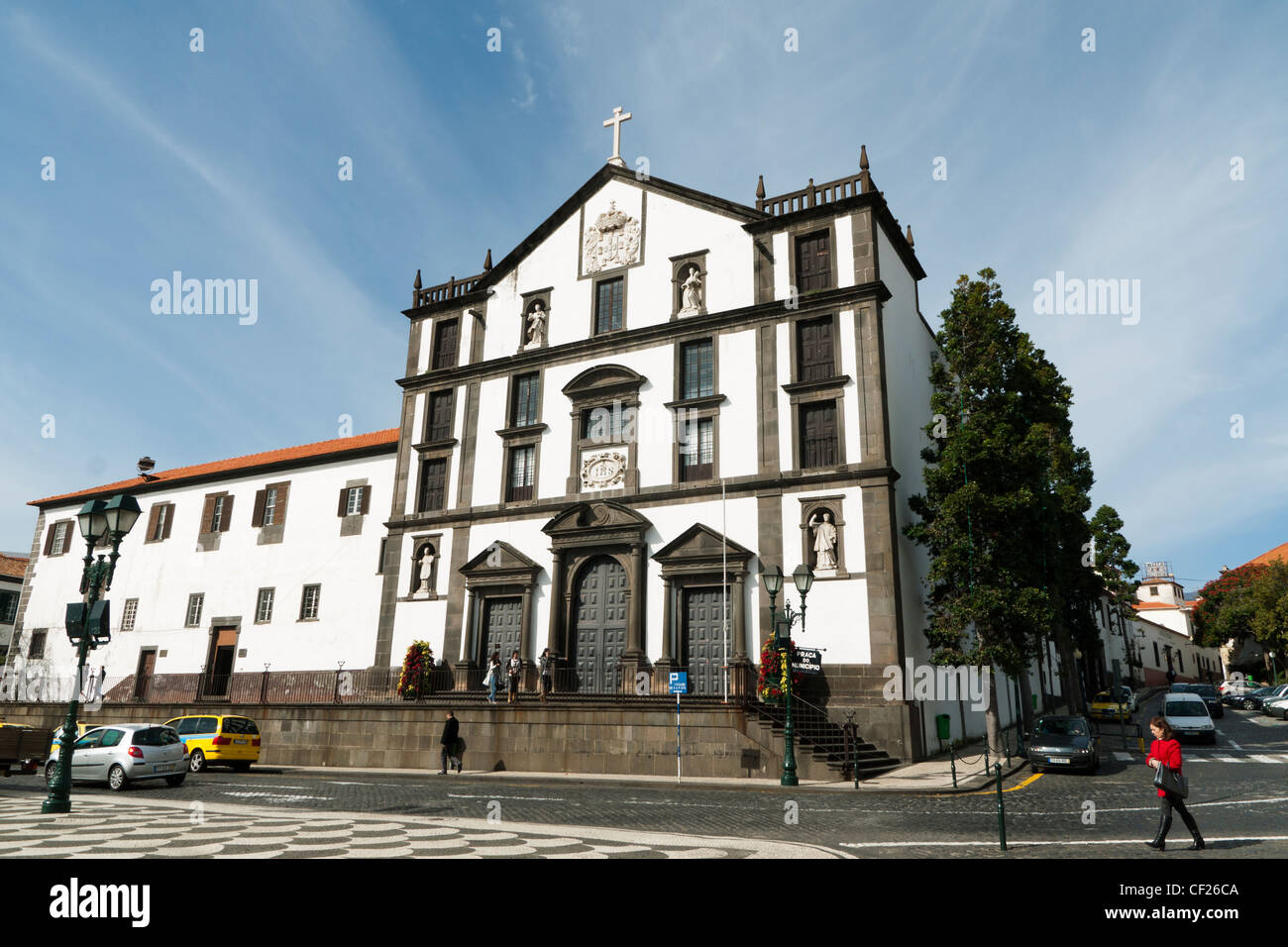 Funchal - Igreja do Colegio, Madère Banque D'Images