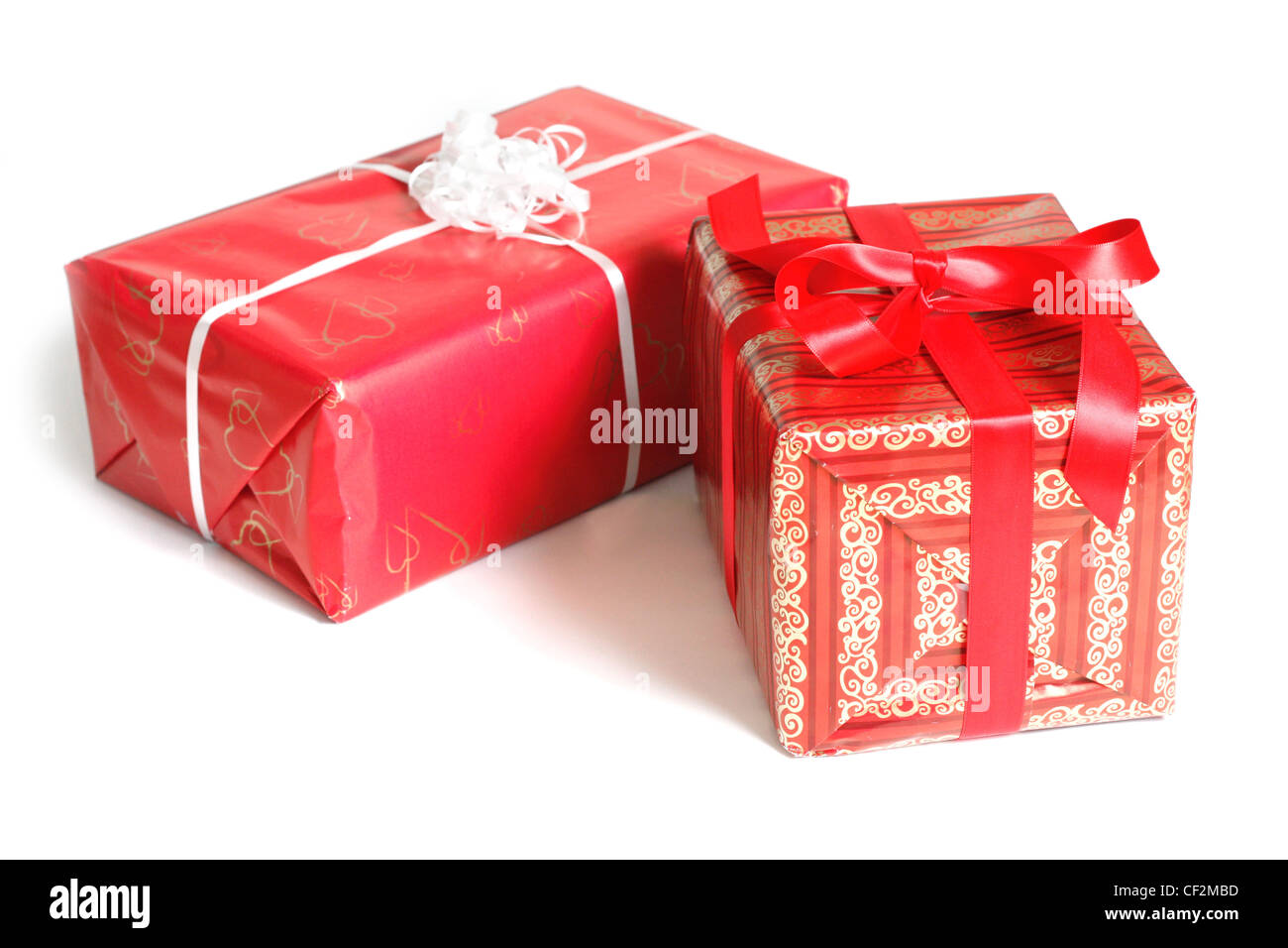 Beaucoup de cadeaux de Noël Banque D'Images