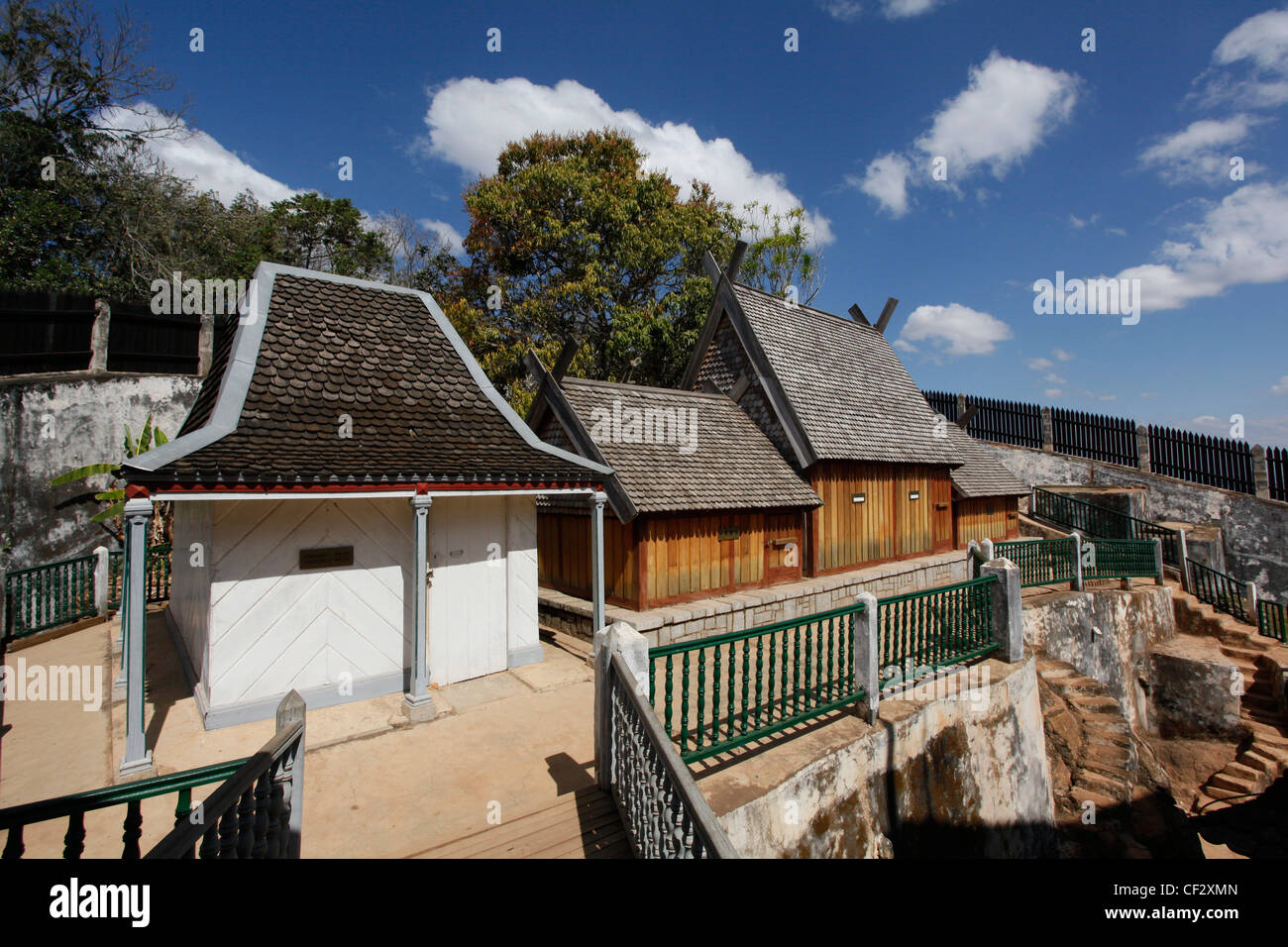 Palais Royal d'Ambohimanga, roi de Madagascar et des reines à la périphérie d'Antananarivo. Banque D'Images