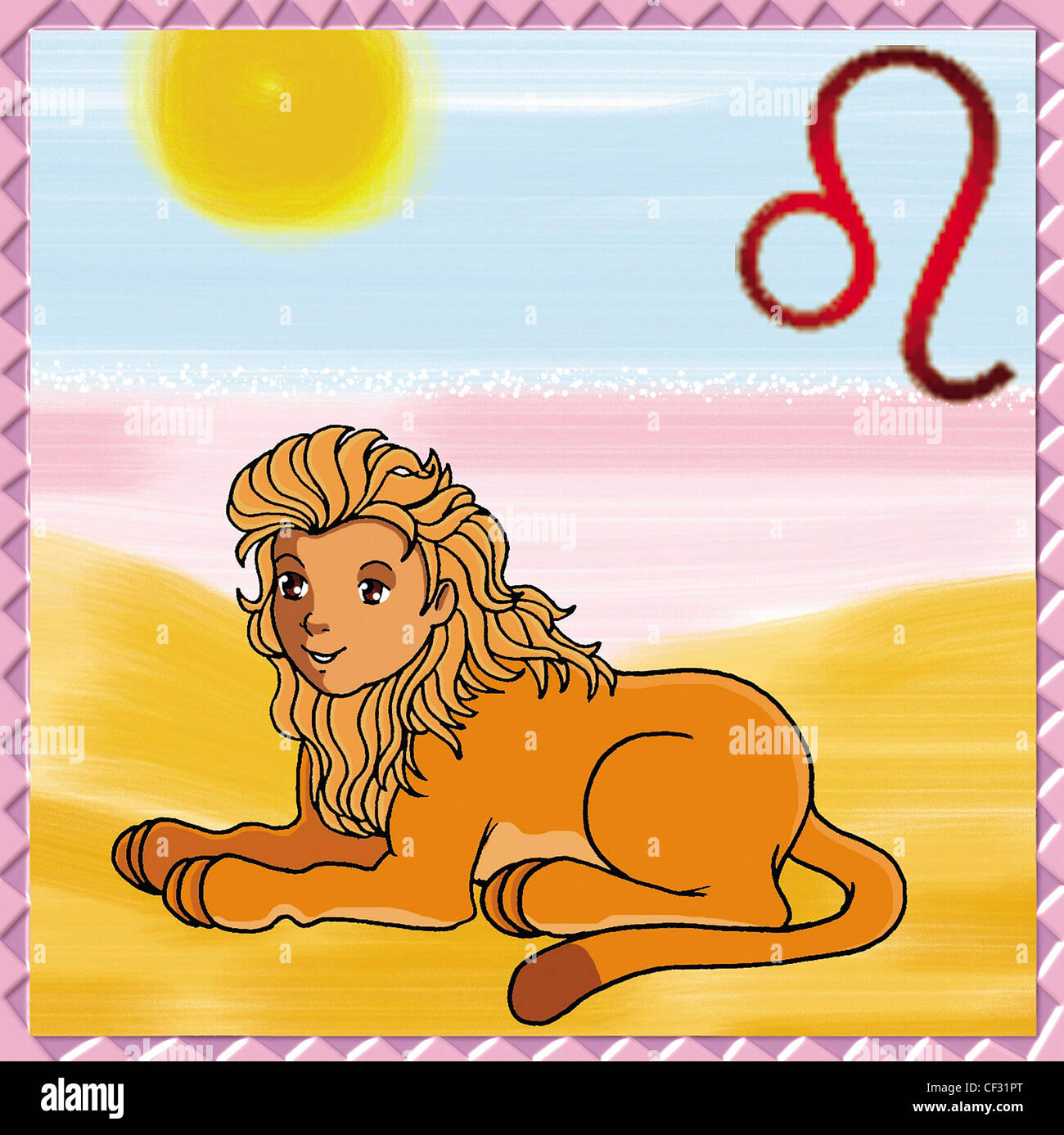 Signes du zodiaque Leo Banque D'Images