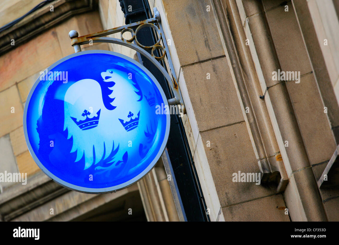 Un signe de la Barclays Bank à l'extérieur d'une succursale. Banque D'Images