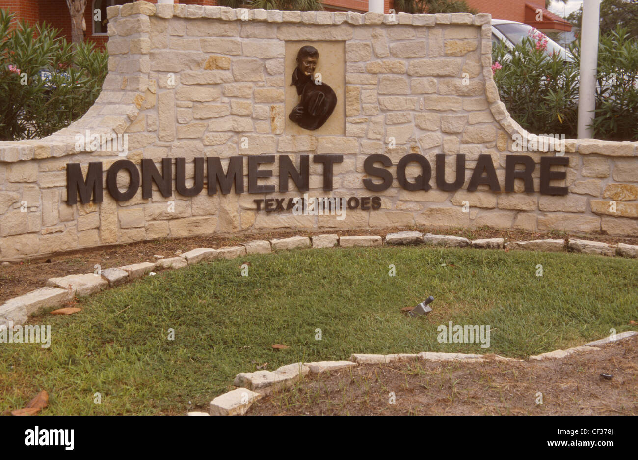 Galveston Texas USA Monument Square Banque D'Images