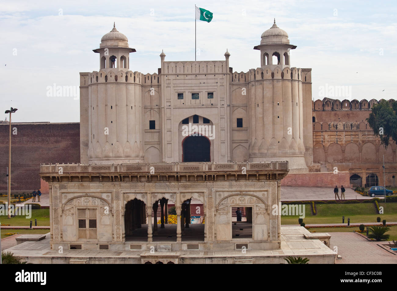 Alamgiri Gate, fort de Lahore, Lahore, Pakistan Banque D'Images