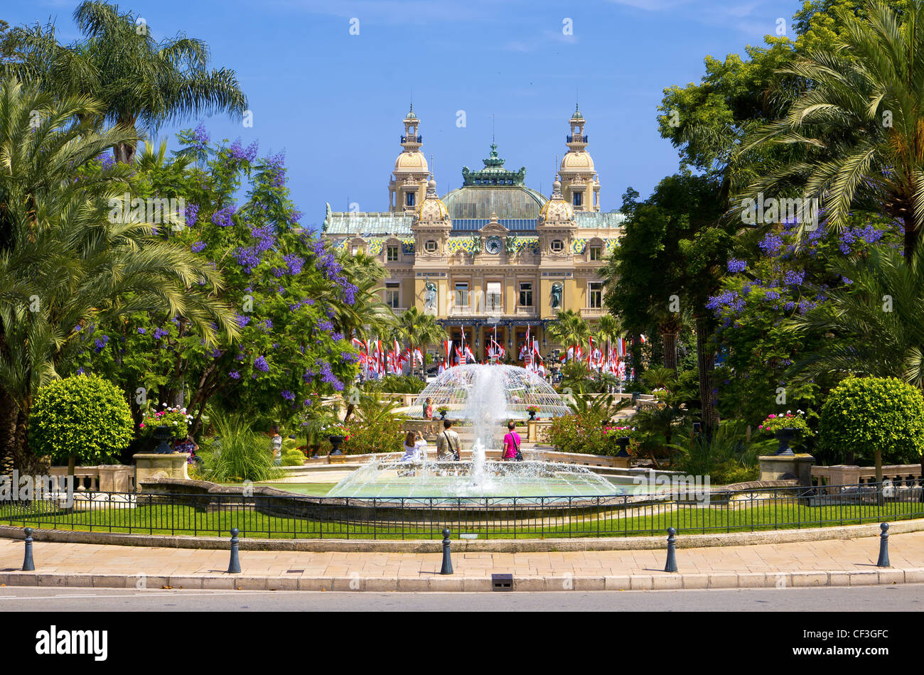 Casino, Monte Carlo, Monaco Banque D'Images