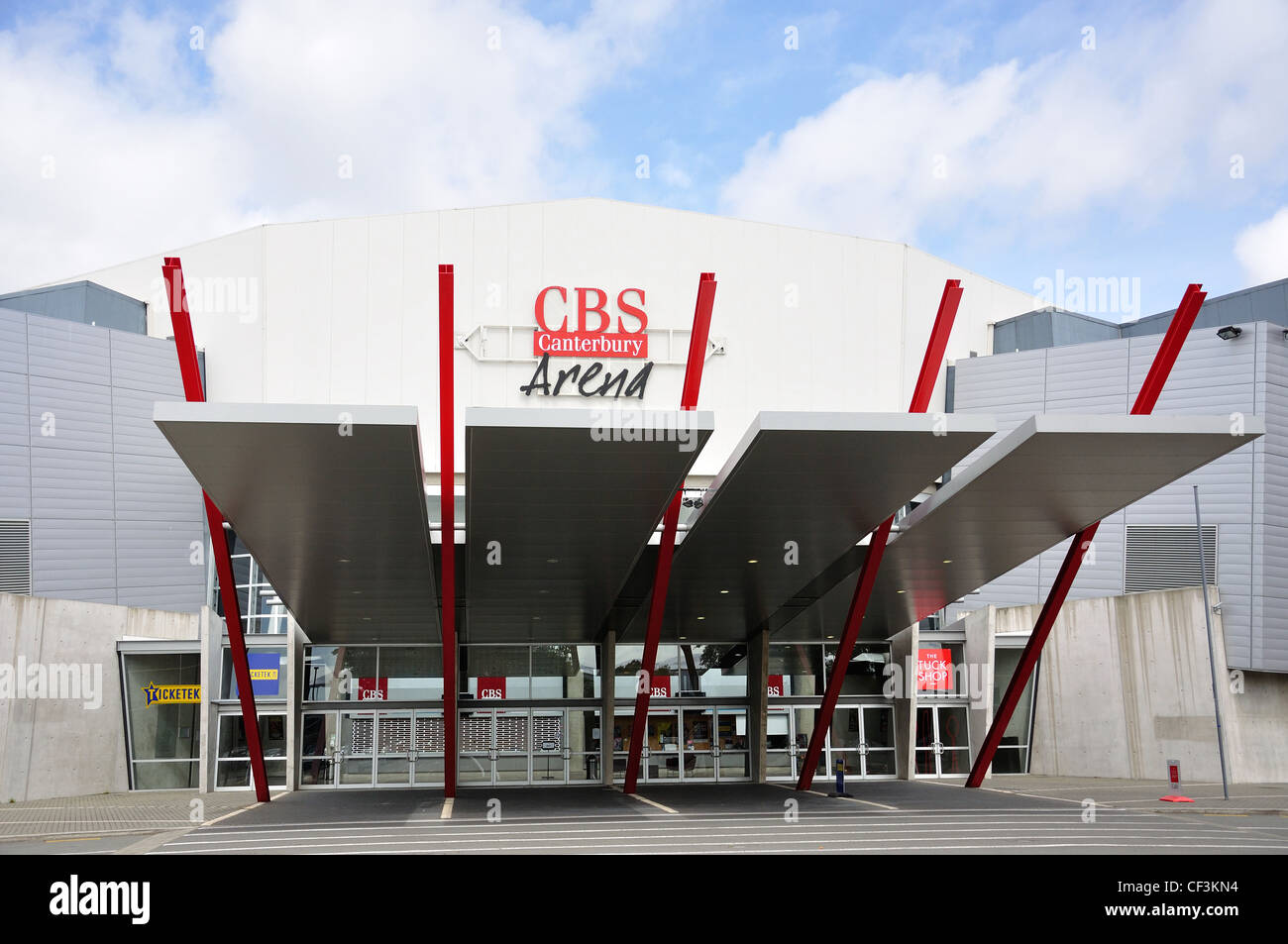 CBS Canterbury Arena, Addington, Christchurch, Canterbury, Nouvelle-Zélande Région Banque D'Images