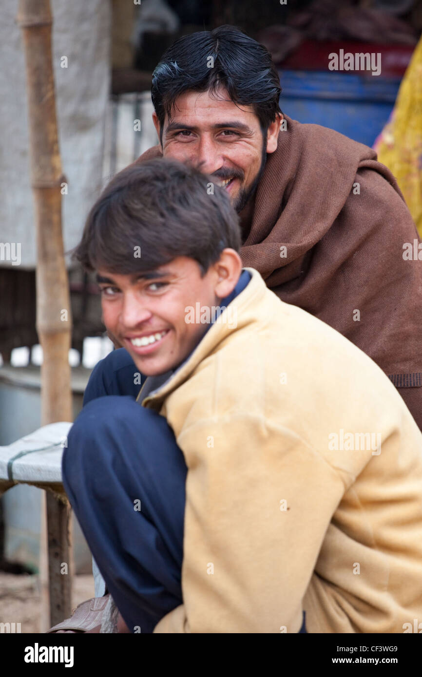 Les hommes pakistanais à Islamabad, Pakistan Banque D'Images