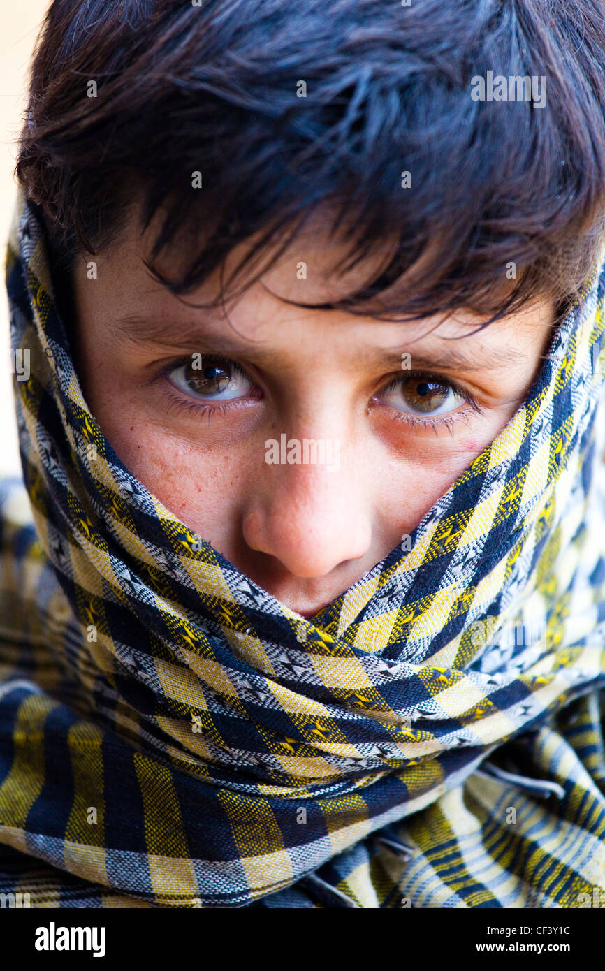 Garçon à Islamabad, Pakistan Banque D'Images
