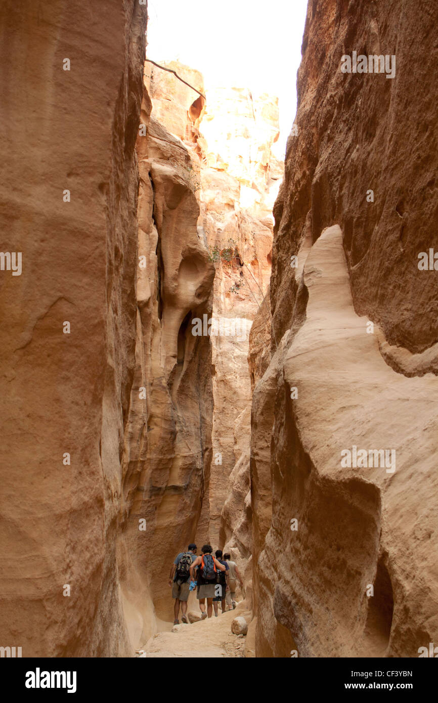Un voyage à travers Petra, Jordanie. Banque D'Images