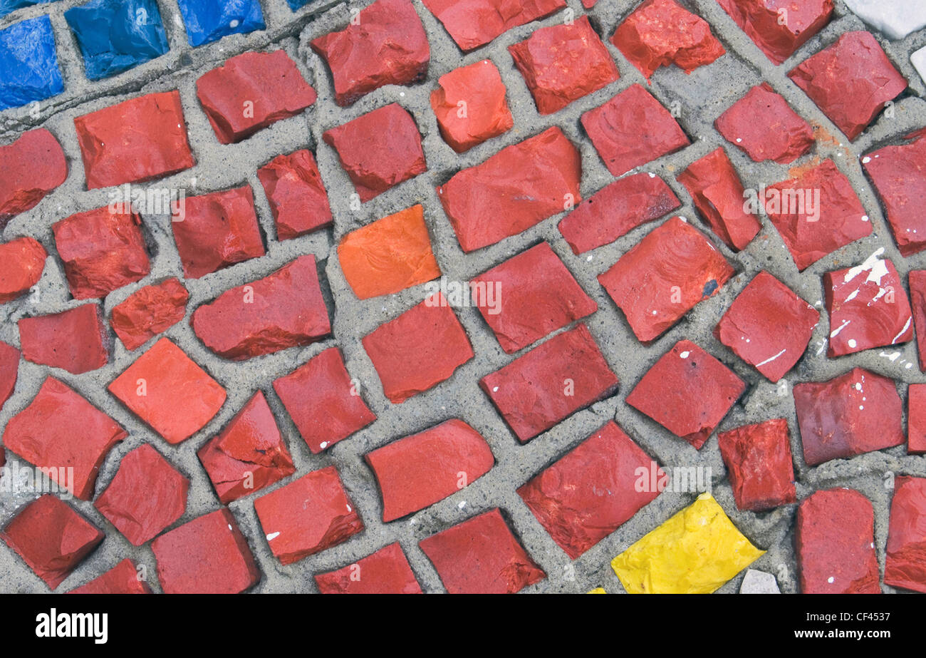 mosaïque de près Banque D'Images