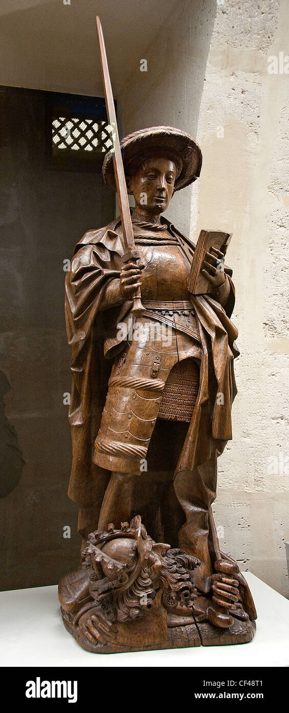 Atelier du maître d'Elsloo Capitaine d'Elsloo, sculpteur de la fin du Moyen-Âge Limbourg Belgique Belgique Banque D'Images