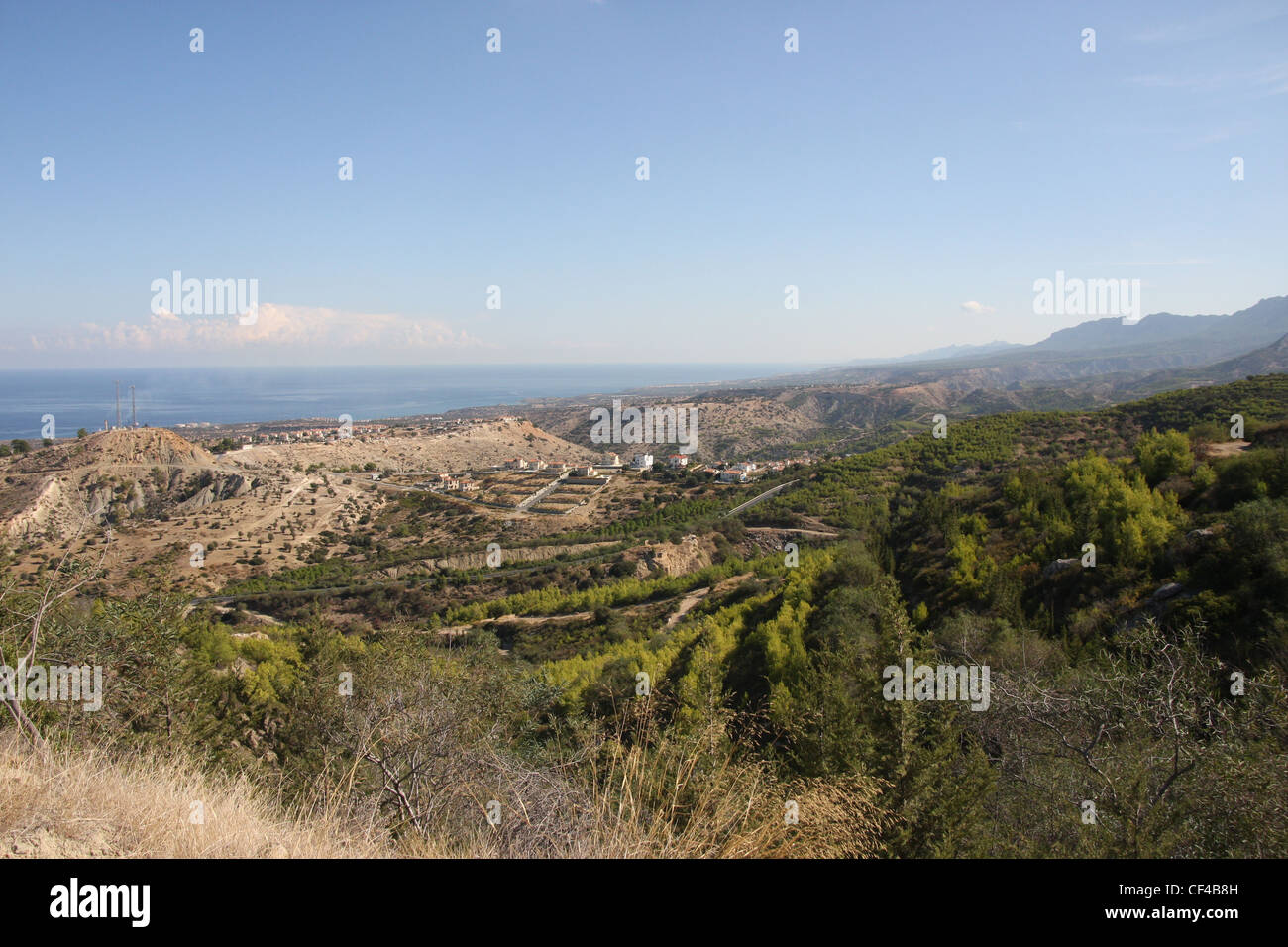 Montagnes Besparmak dans le nord de Chypre Banque D'Images