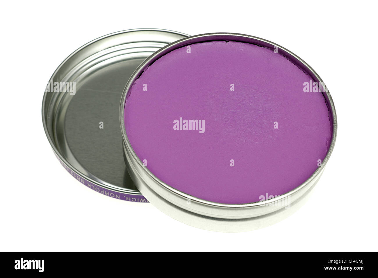Tin de silicone non polonais lavande en soie Bois Banque D'Images