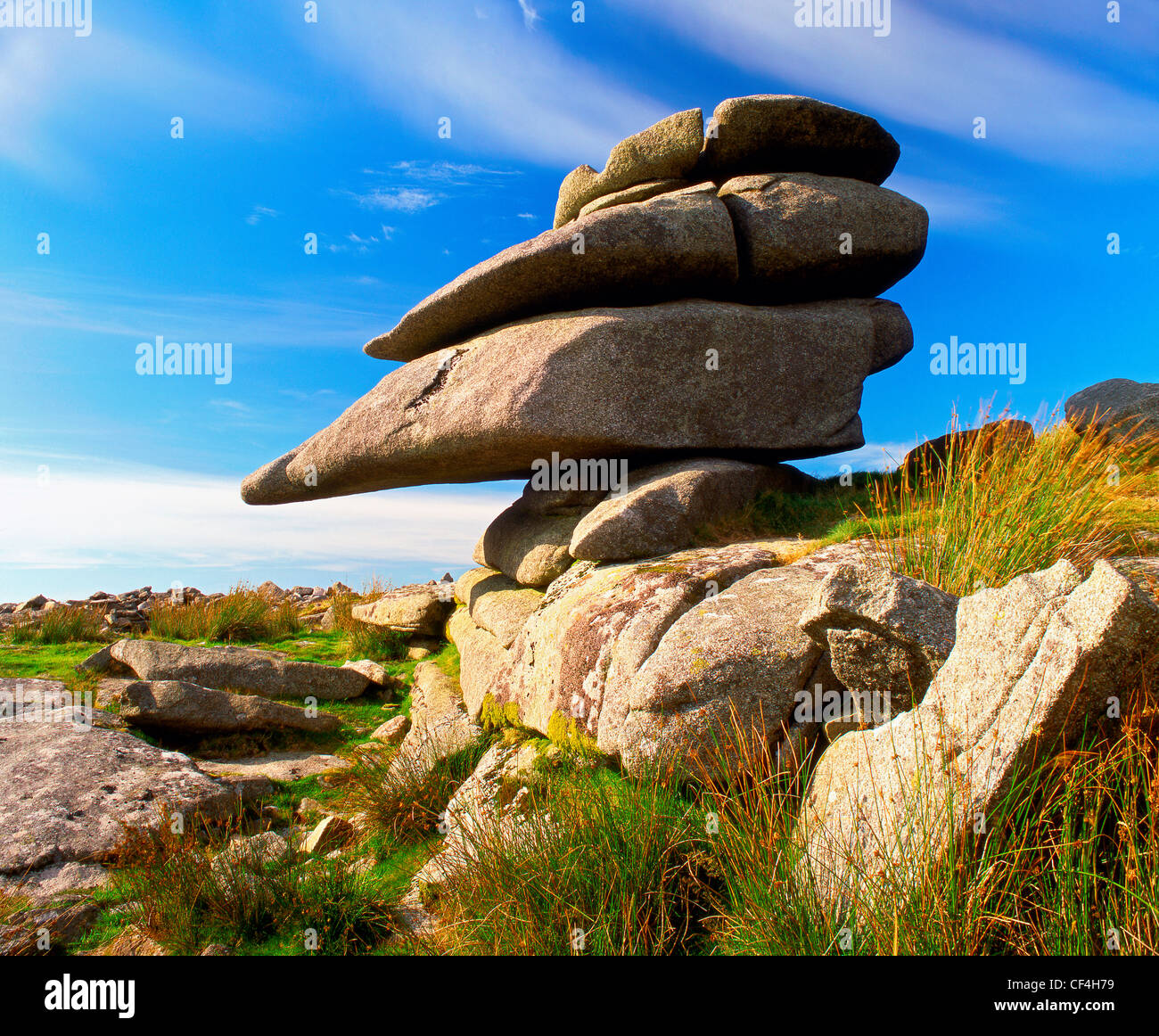 Stowe's Pound sur Stowe's Hill, une enceinte préhistorique daterait de l'âge du Bronze. Banque D'Images