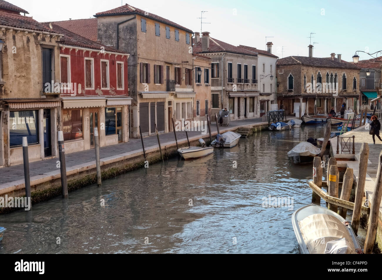 Rio dei Vetrai, Murano, Venise, Vénétie, Italie Banque D'Images
