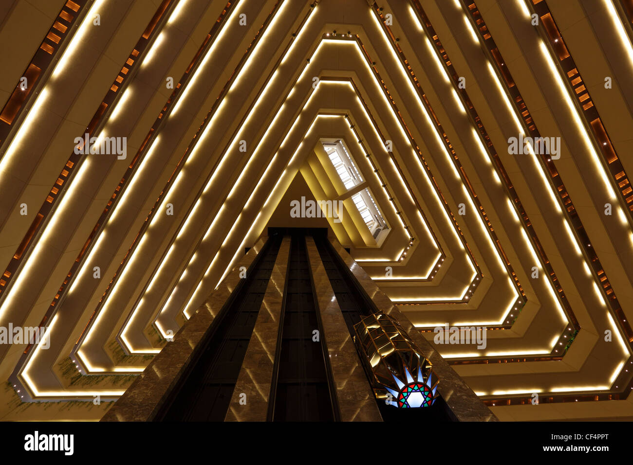 À l'intérieur de l'hôtel Sheraton de Doha, au Qatar Banque D'Images