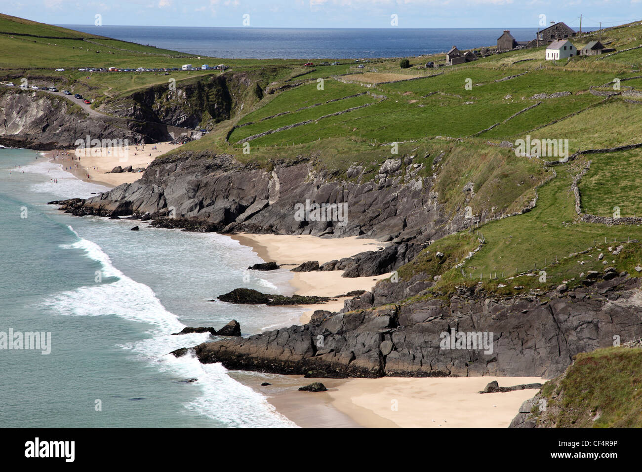 Coomenoole Beach, lieu de tournage pour Fille Ryans, à Dunmore Head sur la péninsule de Dingle, le plus point le plus de Ireal Banque D'Images