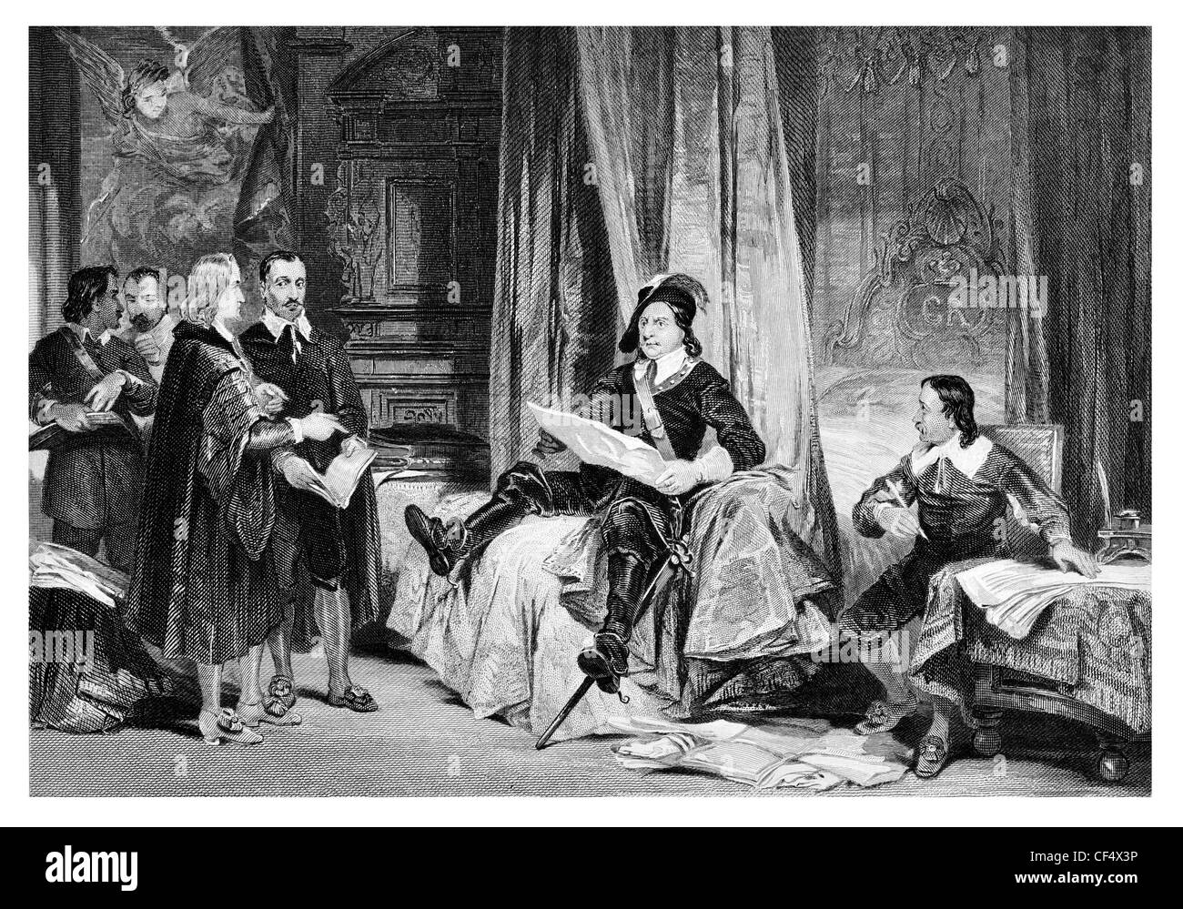 Les avocats-conseils Cromwell Banque D'Images