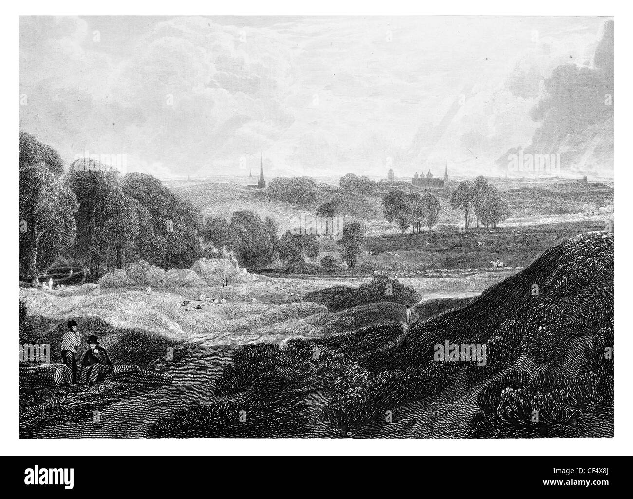 Birmingham, 1867 Banque D'Images