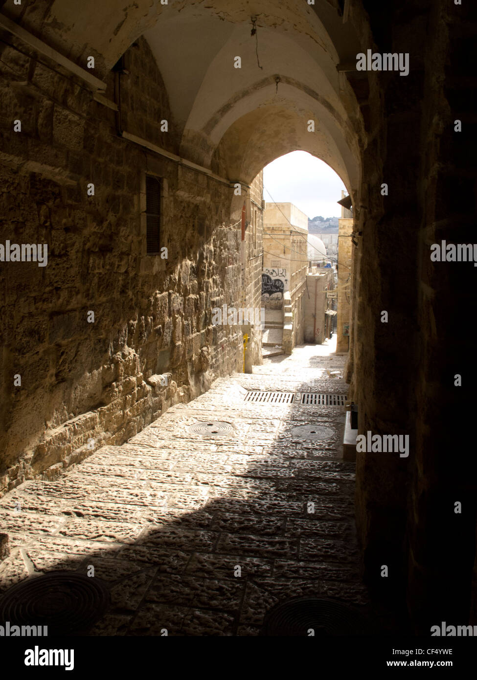 La Palestine, Cisjordanie, Jérusalem à l'intérieur de la vieille ville. Banque D'Images