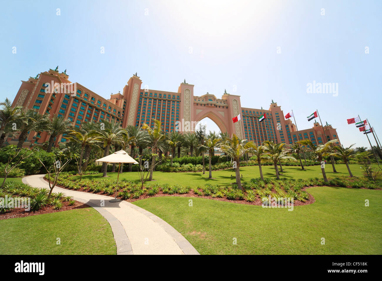DUBAI - AVRIL 19 : luxury hotel Atlantis - meilleures vacances, 19 avril 2010 à Dubaï, AUX ÉMIRATS ARABES UNIS. Banque D'Images