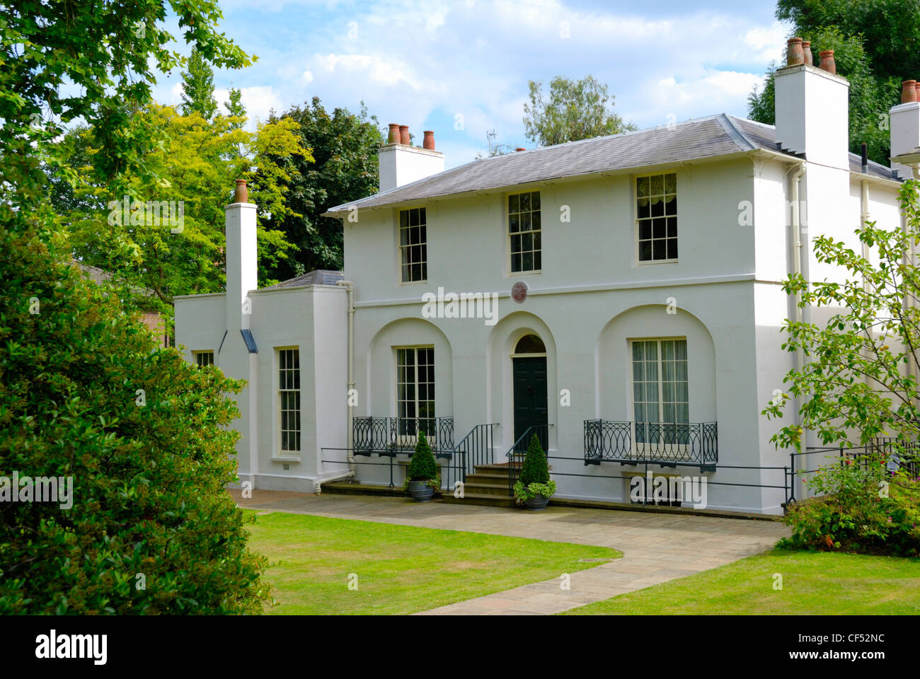 Keats House où le poète John Keats a vécu de 1818 à 1820. Banque D'Images