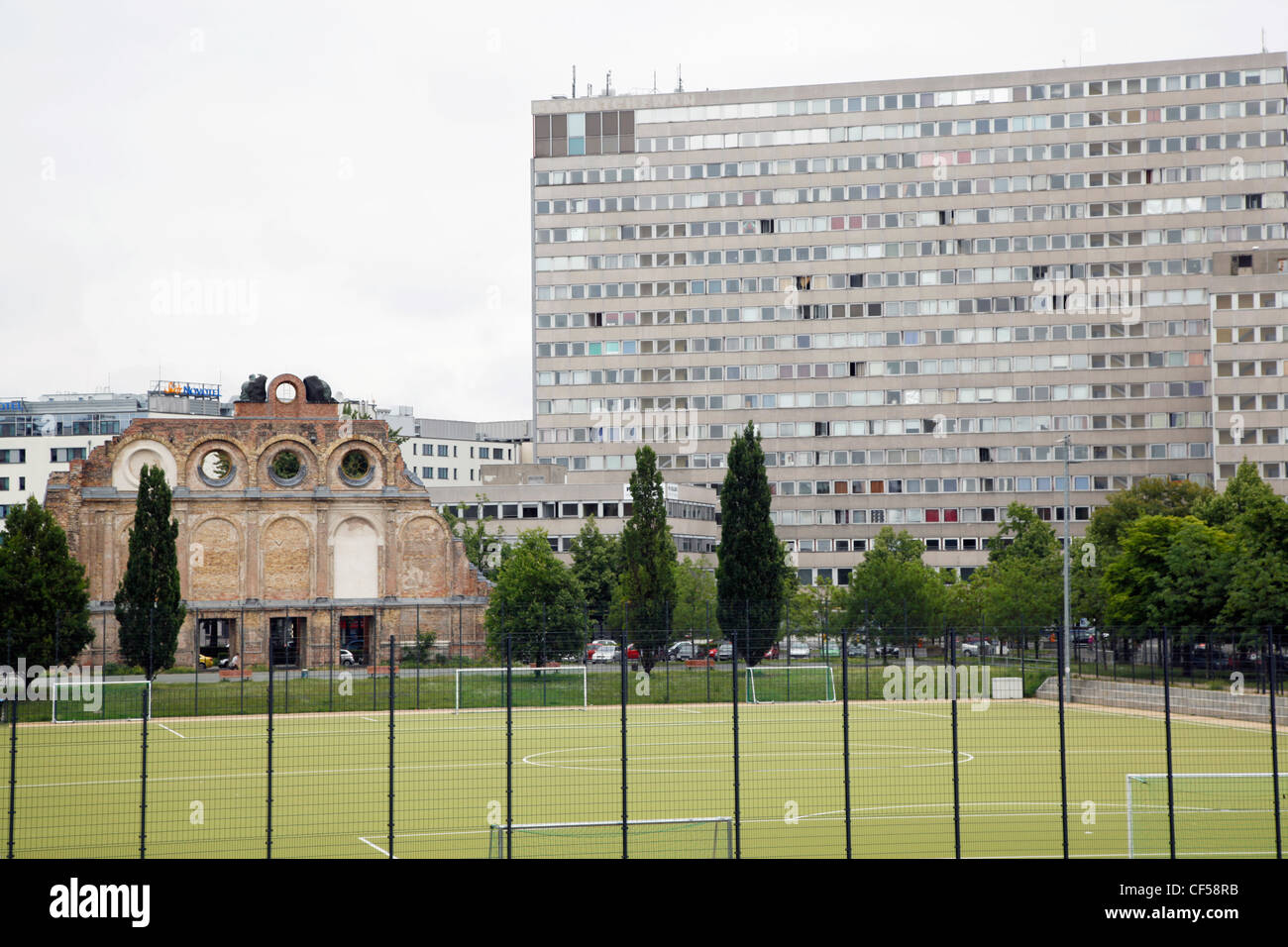 Allemagne, Berlin, sur Berlin Anhalter Bahnhof Banque D'Images