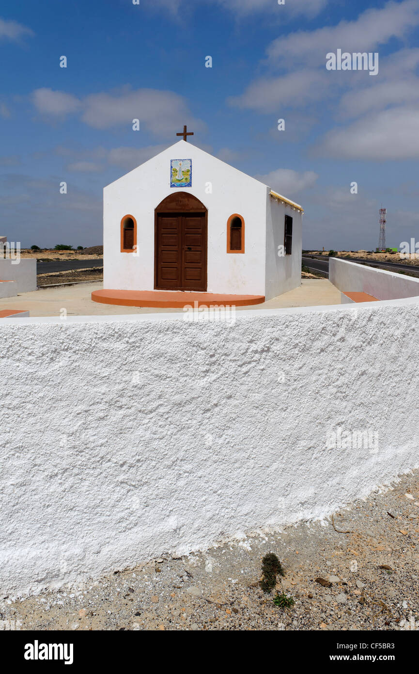 Chapelle Nossa Senhora de Fátima, Sal, Cap-Vert, Afrique Banque D'Images