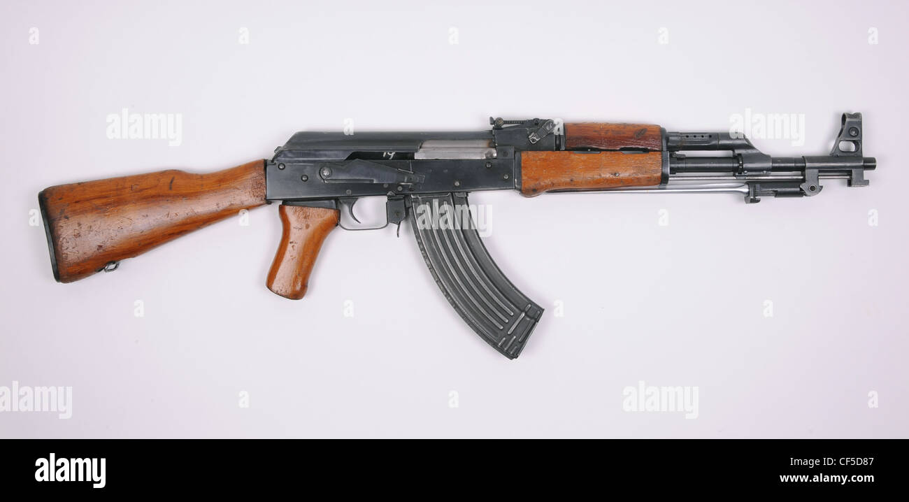 L'albanais fait variante du type chinois estampillé 56, le fusil du récepteur de type 1 (ASh78 Automatiku 78 Shqiptar Astuce-1). Banque D'Images