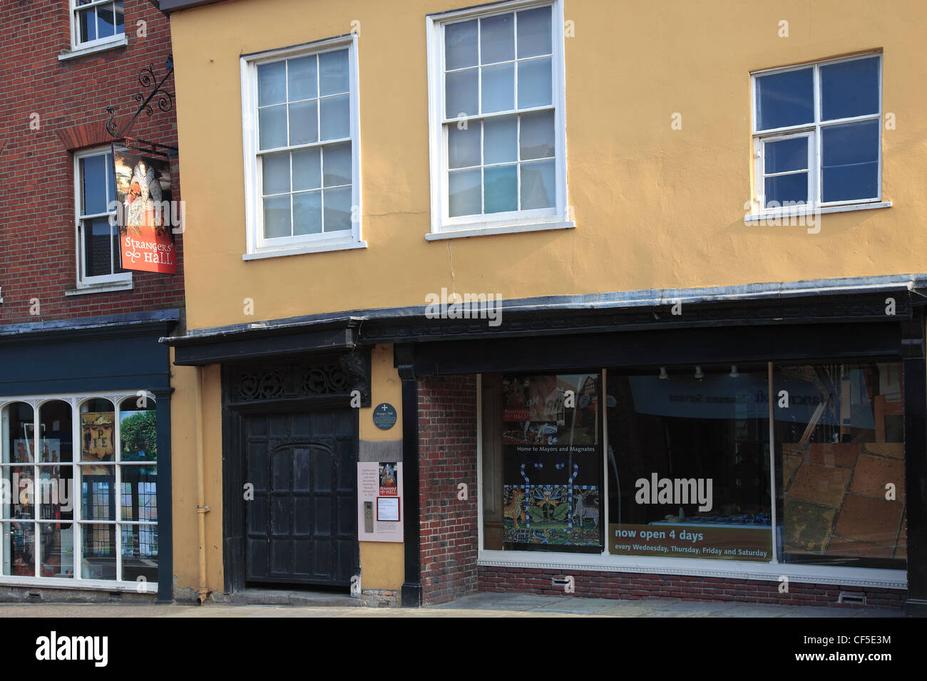 Strangers' Hall museum Salle Tudor dans une ville de Norwich, Norfolk, England, UK Banque D'Images