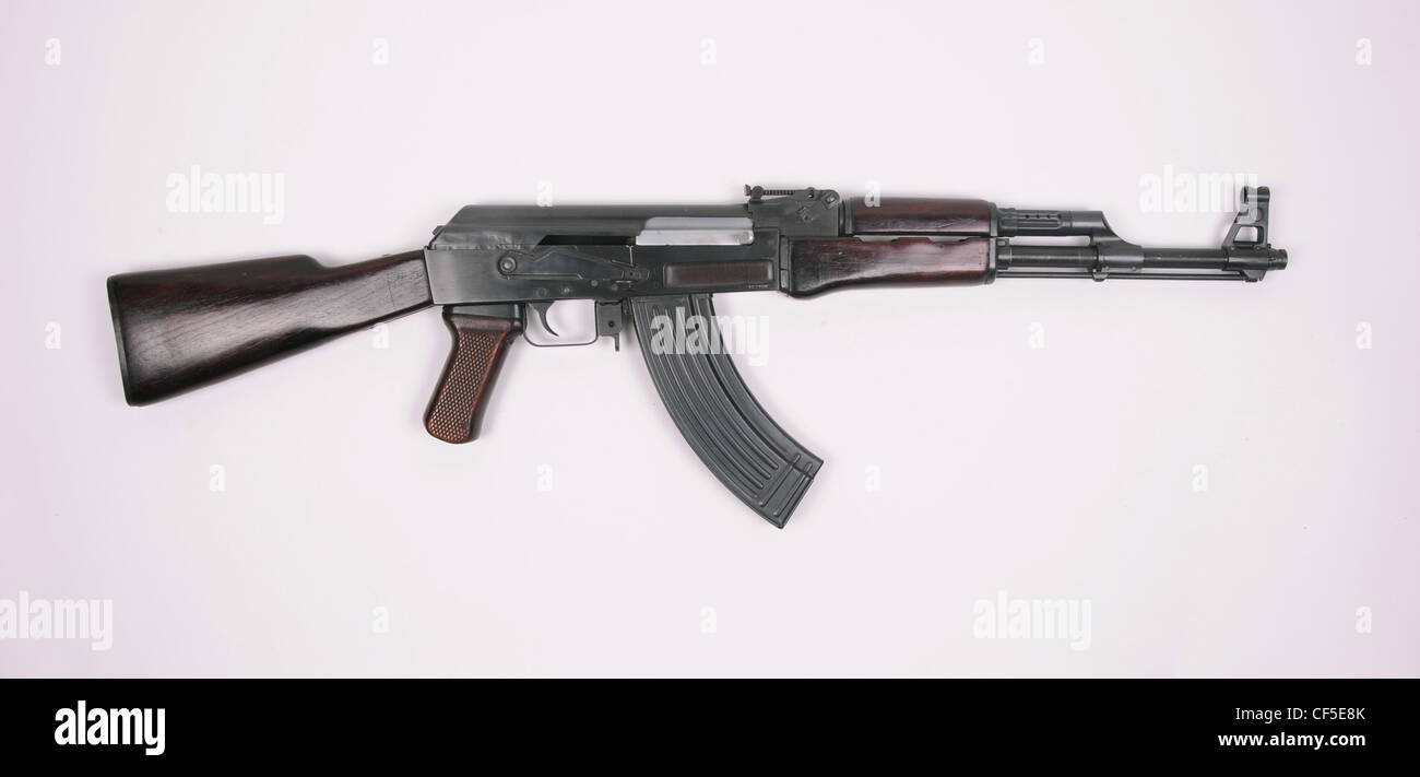 Type 56 Chinois 22. En fonction de la troisième tendance récepteur blanchi AK47. Banque D'Images