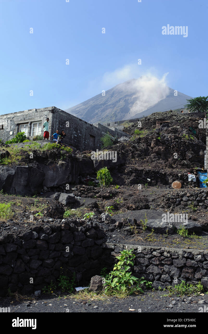 Pico, le volcan de l'île Fogo, Cap-Vert, Afrique Banque D'Images