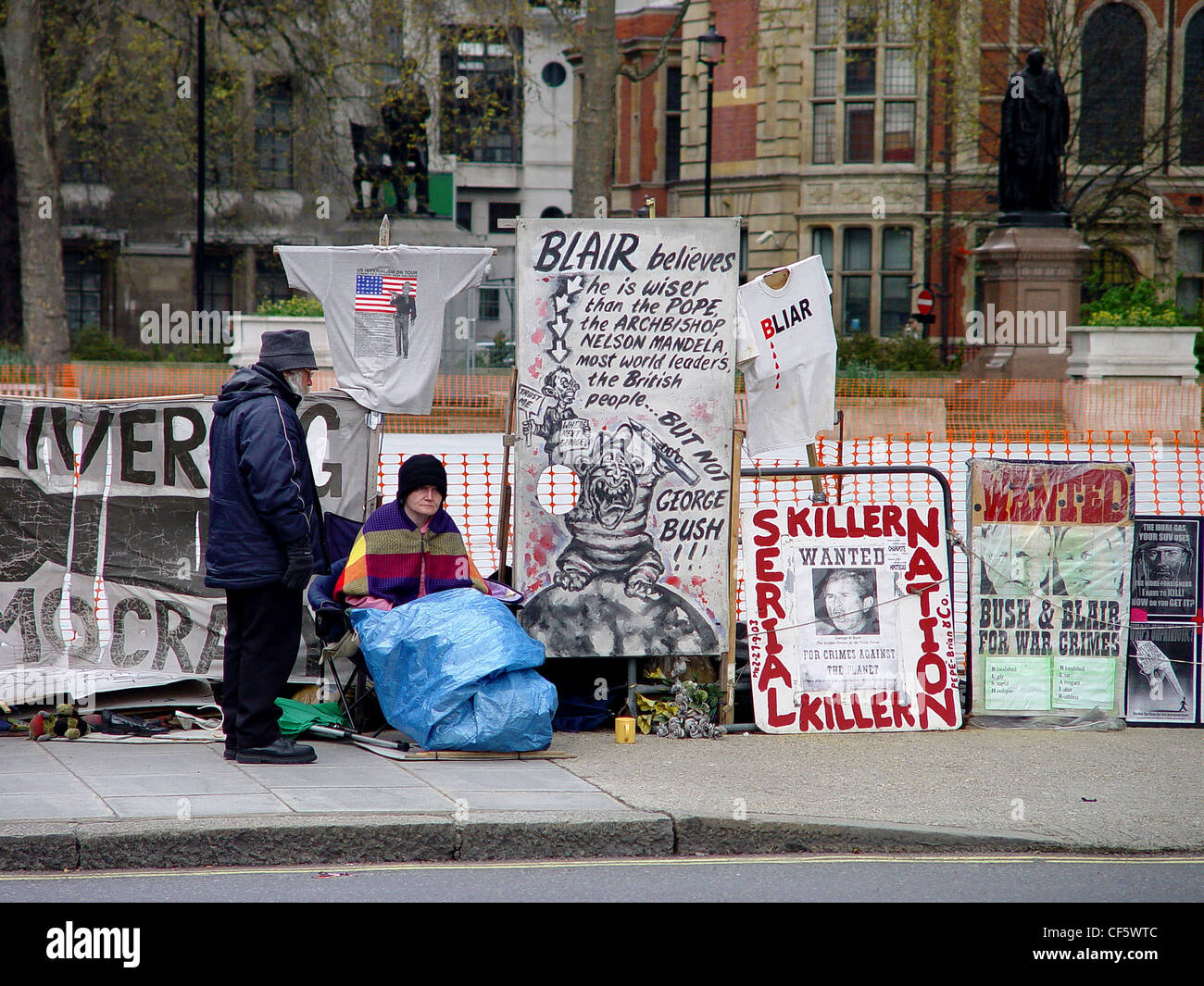 Manifestation anti-guerre dans le centre de Londres. Banque D'Images