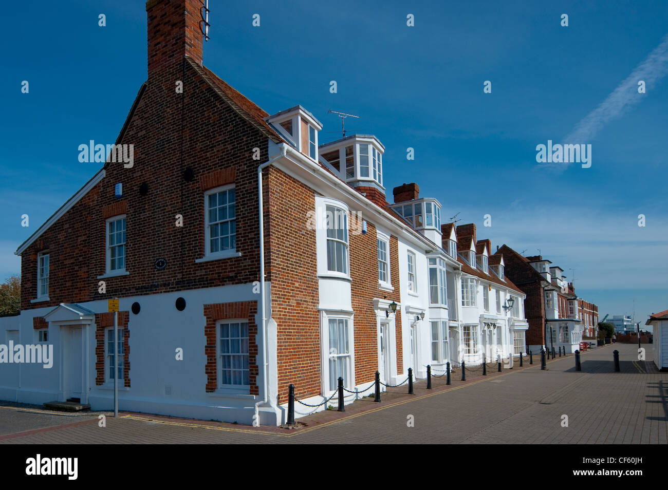 Burnham-On-Crouch, une ville et la capitale de la péninsule de Dengie 100 qui héberge le Yachting International chaque semaine Banque D'Images