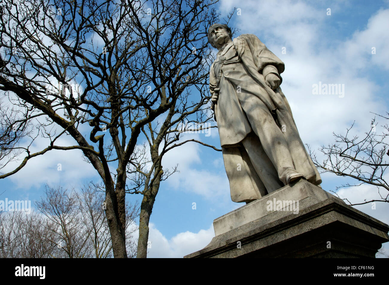 Statue de Sir John Cordy Burrows qui a été maire de Brighton trois fois Photo Stock Alamy