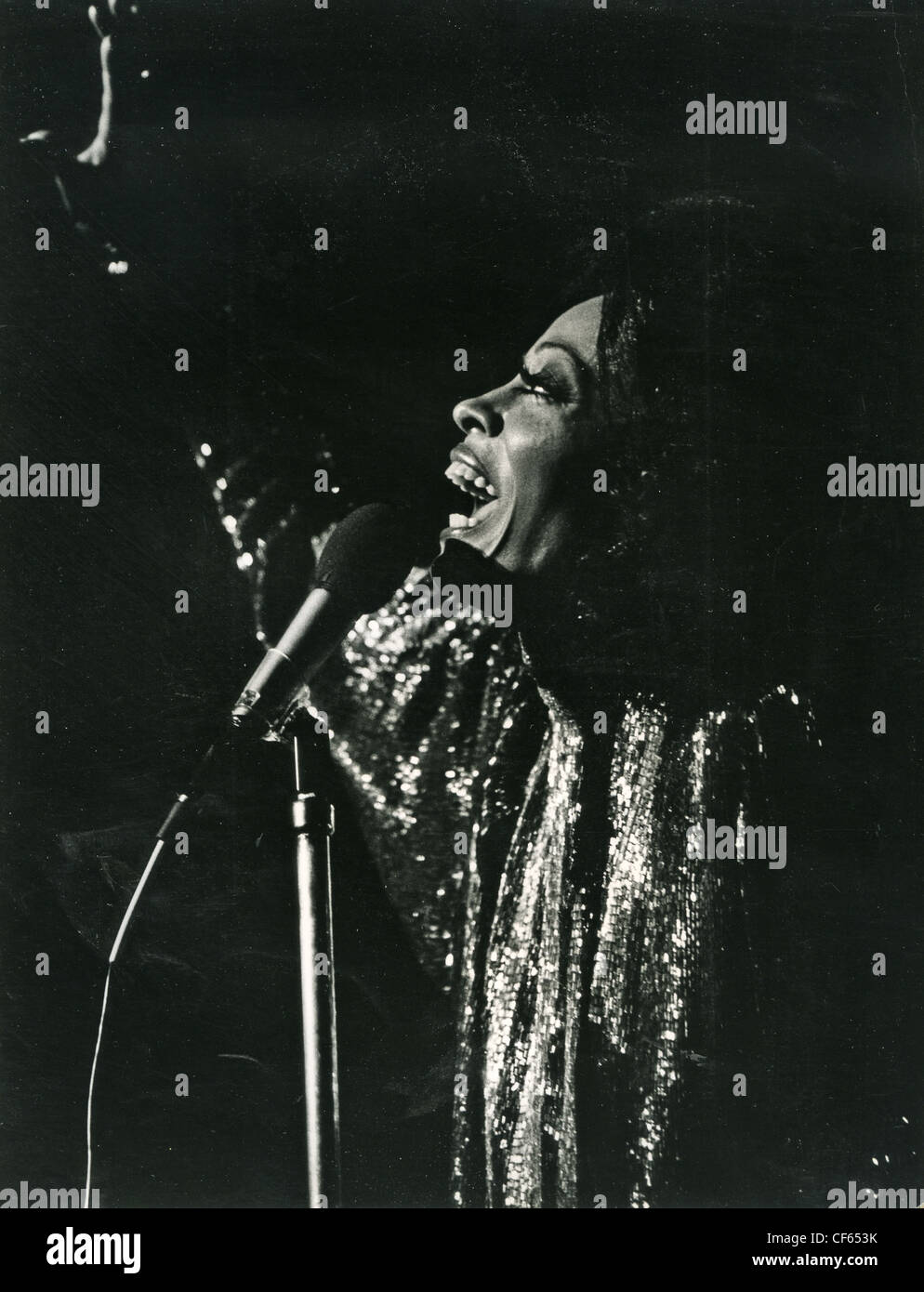 DIANA ROSS le chanteur en septembre 1973. Banque D'Images
