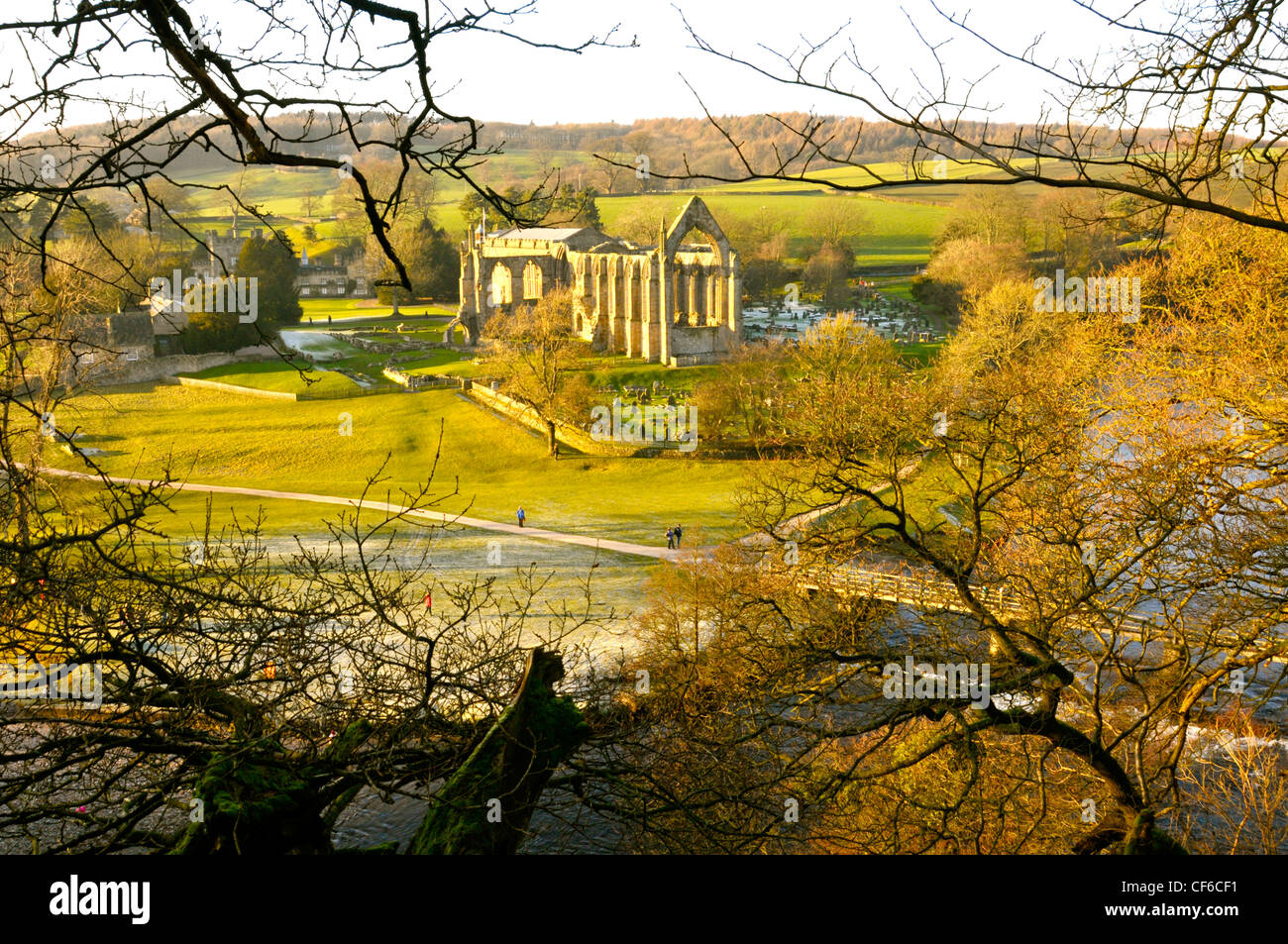 ABBAYE DE BOLTON Banque D'Images