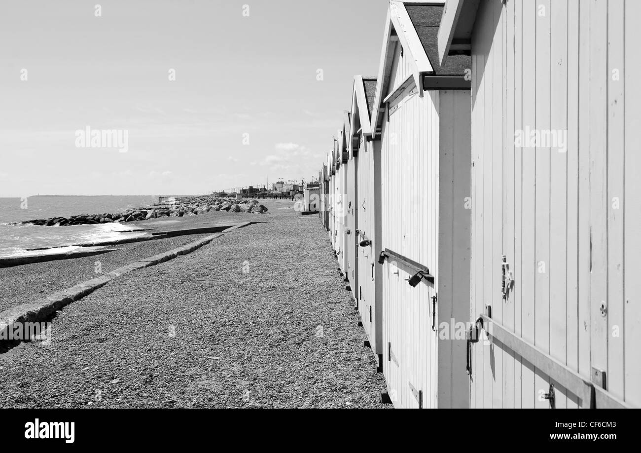 Cabines de plage Banque D'Images
